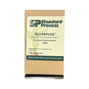 A box of Standard Process Allerplex supplements.