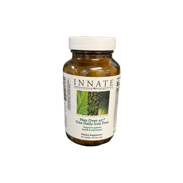 A bottle of Innate brand dietary supplement capsules.
