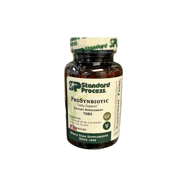 A bottle of Standard Process Podophyllum supplement.