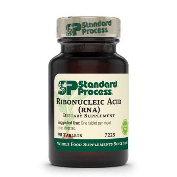 A bottle of Standard Process Ribonucleic Acid supplement.