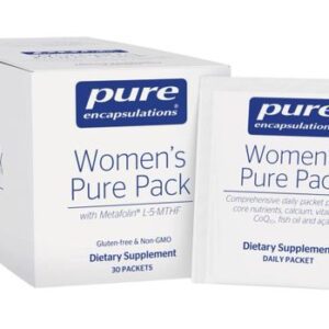 Boxes of Pure Encapsulations Women's Pure Pack dietary supplements.